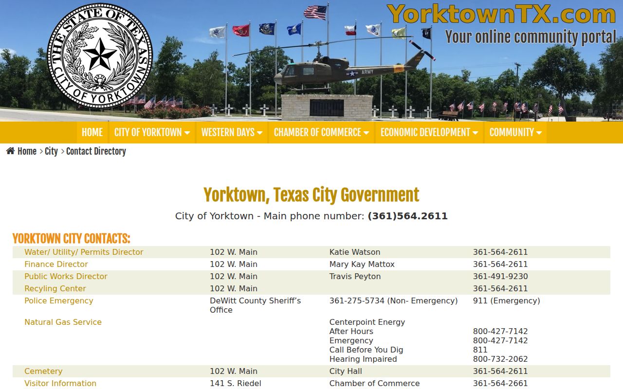 Yorktown criminal history municipal court and records directory